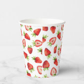 Niedliche Strawberry Birthday Party Pappbecher (Rechts)
