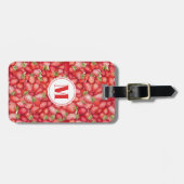 Niedliche Strawberry Gepäckmarke Gepäckanhänger (Vorderseite horizontal)