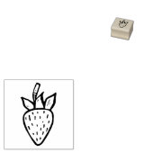 Niedliche Strawberry Loyalty Card Briefmarke Gummistempel (Stempel)