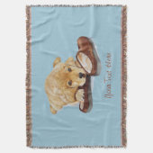 niedliche streichelnpantoffel des goldenen decke (Vorderseite Vertikal)