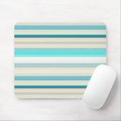 Niedliche Streifen aus Aqua Mousepad (Mit Mouse)