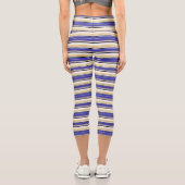 Niedliche Streifen Capri Leggings (Rückseite)