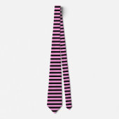 Niedliche Streifen Muster Necktie Krawatte (Vorderseite)