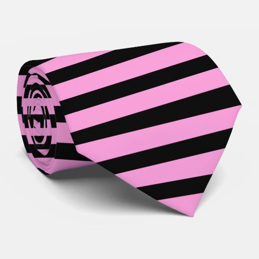 Niedliche Streifen Muster Necktie Krawatte (Gerollt)