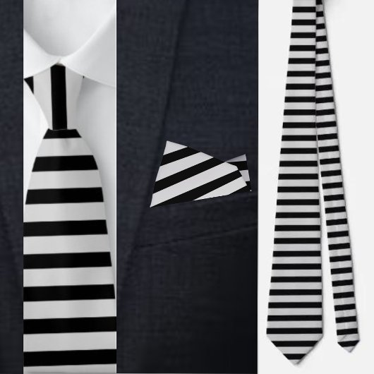 Niedliche Streifen Muster Necktie Krawatte