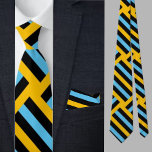 Niedliche Streifen Muster Necktie Krawatte<br><div class="desc">Farbenfrohe Niedliche Streifen Muster Krawatte.</div>