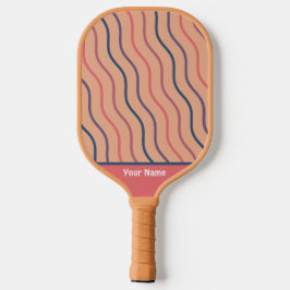 Niedliche Streifen Retro Berufliches Pickleball-Pa Pickleball Schläger