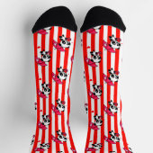 Niedliche Streifen Socken (Oben)