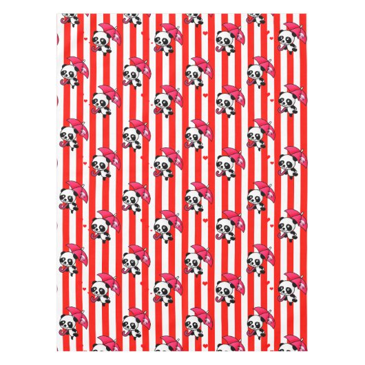 Niedliche Streifen Tischdecke (Vorderseite)