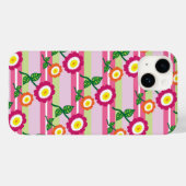 Niedliche Streifen und Blume iPhone 7 Fall Case-Mate iPhone Hülle (Rückseite (Horizontal))
