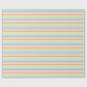 Niedliche Streifen und Polka-Punkte in Pastellfarb Geschenkpapier (Flach)