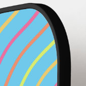 Niedliche Streifenführung Pickleball Schläger (Linke Seite)