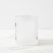 Niedliche Strichfigur-Mädchen-Liebe meine Tante Mattglastasse (Mittel)