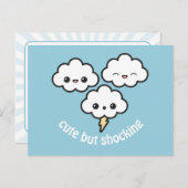 Niedliche Sturmwolken Postkarte (Vorne/Hinten)