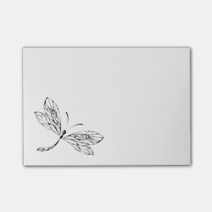 Niedliche Stylized Libelle Post-it Klebezettel