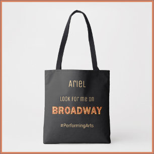Niedliche Suche nach mir auf der Broadway Tote Bag Tasche