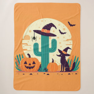 Niedliche, südwestliche Halloween-Wüste/Kakteen Sherpadecke