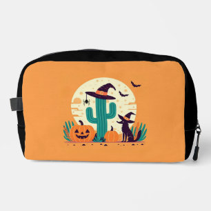 Niedliche, südwestliche Halloween-Wüste/Kakteen Waschbeutel