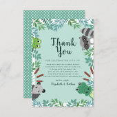 Niedliche Sumpflücken Kinderdusche Danke (Vorne/Hinten)