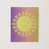 Niedliche Sun Kids Rainbow Gradient Puzzle (Vertikal)