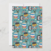 Niedliche Super-Held Thema Kinder-Party Einladung (Rückseite)