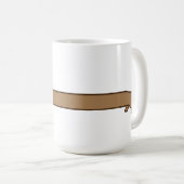 Niedliche Super Long Dackel Tasse (VorderseiteRechts)