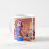 Niedliche Supermutter Tasse - Funny Gift für Mama (Vorderseite Links)