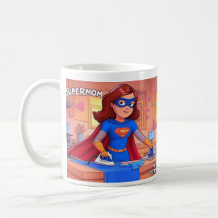 Niedliche Supermutter Tasse - Funny Gift für Mama