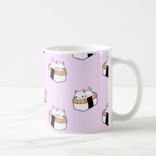 Niedliche Sushi-Katzen-Kaffee-Tasse Kaffeetasse