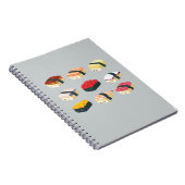 Niedliche Sushi Notizblock (Rechte Seite)