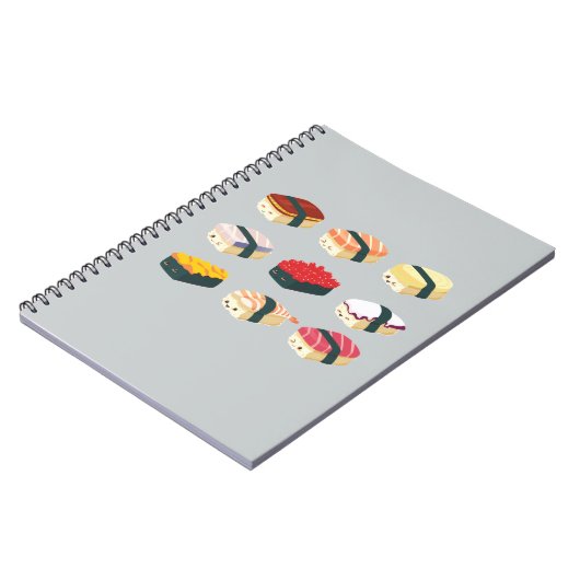 Niedliche Sushi Notizblock (Linke Seite)