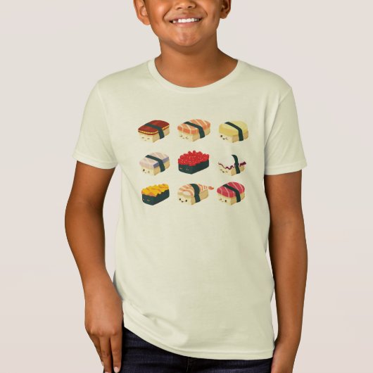 Niedliche Sushi T-Shirt (Vorderseite)