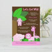 Niedliche süße einladung (Stehend Vorderseite)