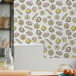 Niedliche süße Kuchen Donuts Backen Queen Pattern Tapete
