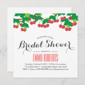 Niedliche Süßkirschen Brauerei Einladungen (Vorne/Hinten)