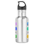 Niedliche Süßwasserflaschen Trinkflasche (Rückseite)