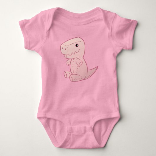Niedliche T-Rex Baby Strampler (Vorderseite)