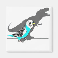 Niedliche T-rex Blue Budgie Funny Birb Memes schre
