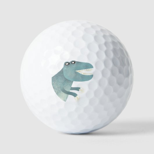 Niedliche T-Rex Dinosaur Golfbälle (Vorderseite)