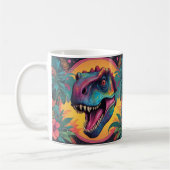 Niedliche T-Rex Dinosaurier Kaffeekoffe Tasse (Links)