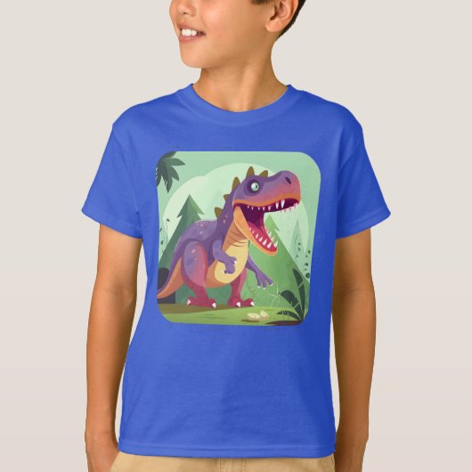 Niedliche T-Rex T-Shirt (Vorderseite)