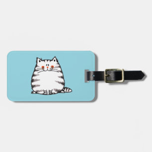 Niedliche Tabby Cat - Kawaii Kitty für Katzenliebh Gepäckanhänger
