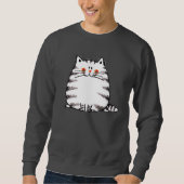 Niedliche Tabby Cat - Kawaii Kitty für Katzenliebh Sweatshirt (Vorderseite)