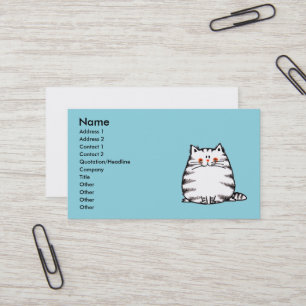 Niedliche Tabby Cat - Kawaii Kitty für Katzenliebh Visitenkarte