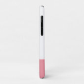 Niedliche Tabby Katze & Herz auf Rosa & Weiß Case-Mate iPhone Hülle (Hinten/Links)