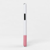 Niedliche Tabby Katze & Herz auf Rosa & Weiß Case-Mate iPhone Hülle (Hinten/Rechts)