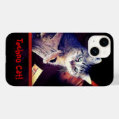 Niedliche Tablettenkatze im Rafters-Foto benutzerd Case-Mate iPhone Hülle (Rückseite (Horizontal))