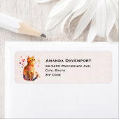 Niedliche Tablettenkatze mit Herz (Insitu)