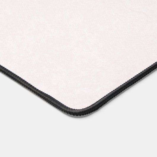 Niedliche Tablettenkatze mit Herz-Monogramm Schreibtischunterlage (Ecke)