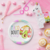 Niedliche Tacke Fiesta Theme Babydusche Papierplat Pappteller (Party)